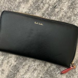 Paul smith black leather wallet